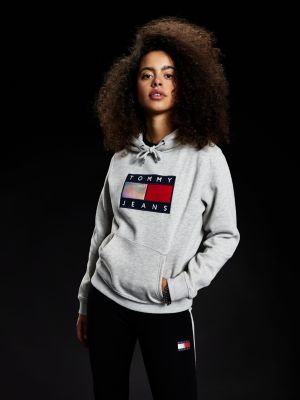 tommy hilfiger metallic logo sweatshirt