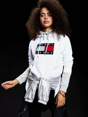 tommy hilfiger metallic logo sweatshirt