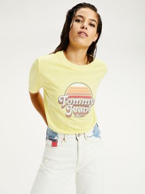 tommy jeans retro logo tee