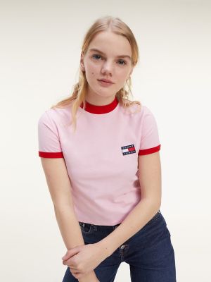 tommy collar t shirt