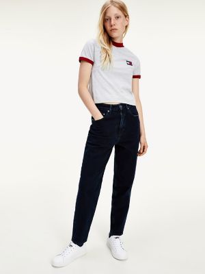 tommy hilfiger high rise tapered