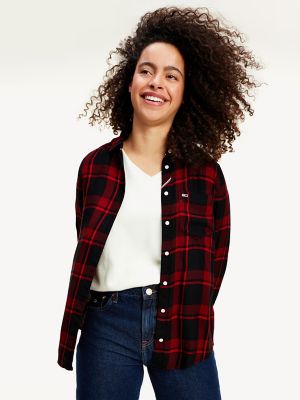 tommy jeans check shirt