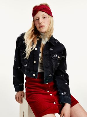 tommy hilfiger cropped jacket