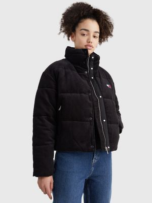 Tommy hilfiger 2024 cord puffer jacket