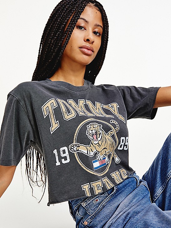 ik klaag Wantrouwen Oeganda Organic Cotton Collegiate Tiger T-Shirt | Tommy Hilfiger