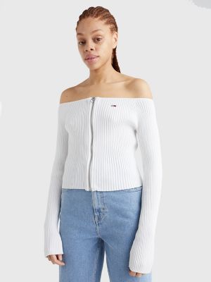 cropped tommy hilfiger sweater
