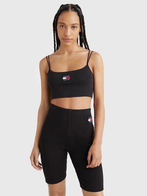 Cropped Ribbed Tank Top | Tommy Hilfiger USA