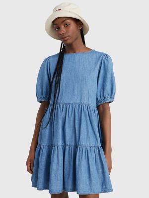 Tiered Chambray Dress | Tommy Hilfiger