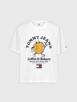 Curve Bagel Logo T-Shirt | USA Tommy Hilfiger
