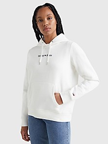 Tommy Hilfiger Tjw Linear Logo Hoodie Suéter para Mujer 