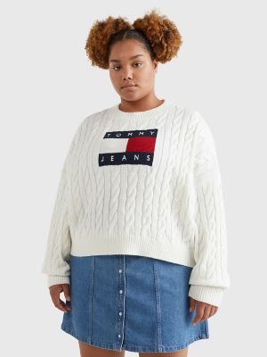 Curve Boxy Flag Sweater