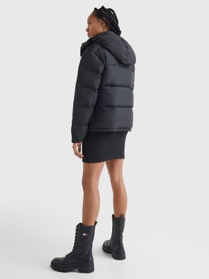Alaska Solid Puffer Jacket, Black