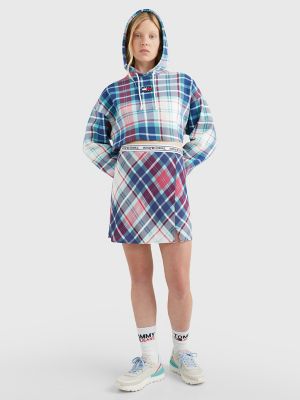 Tommy jeans shop tartan hoodie