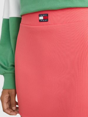 Skirt Badge Mini Tommy | Ribbed Hilfiger