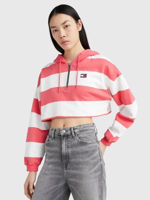 Tommy hilfiger shop women's cropped hoodie