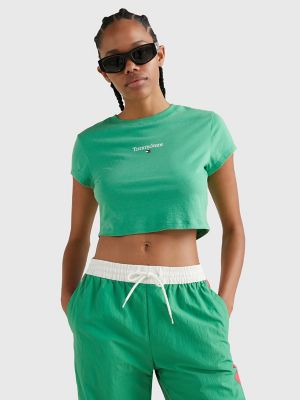 Cropped Baby Fit Logo T-Shirt | Tommy Hilfiger