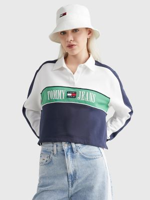 Retro Logo Cropped Rugby | Tommy
