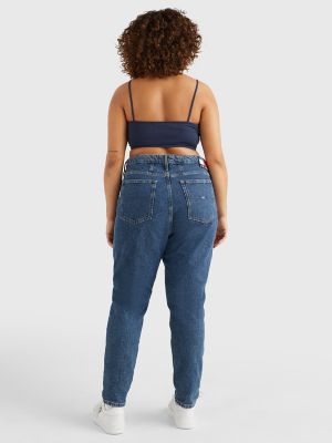 Calça best sale mom barata