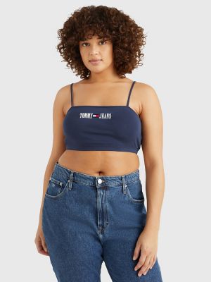 Curve Retro Logo Cropped Tank Top