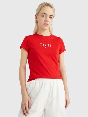 Tommy Jeans Unisex USA graphic logo t-shirt in white