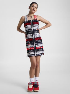 TOMMY X ARIES Logo Tape Dress | Tommy Hilfiger USA