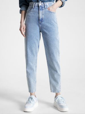 Tommy jeans high rise cheap tapered tj silver lt