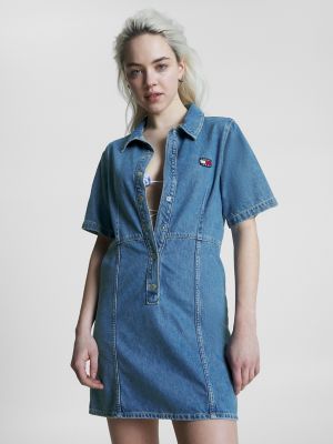  Tommy Hilfiger Girls' Denim Skirtall Dress, Overall Style with  Hook & Loop Closure, Functional Pocket: Clothing, Shoes & Jewelry