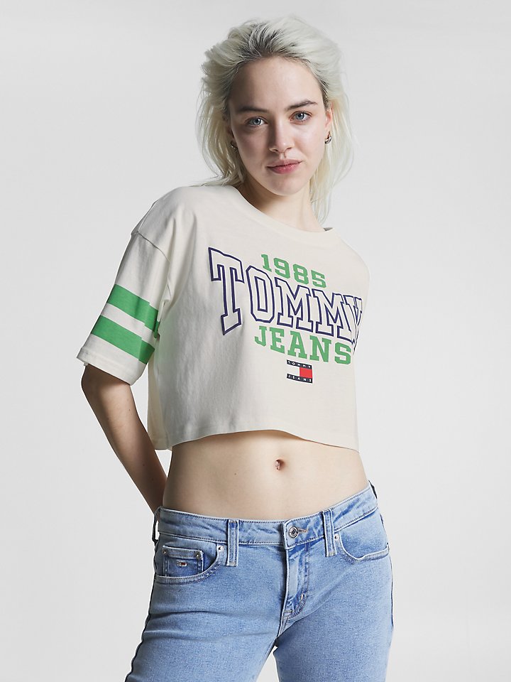 Cropped Collegiate T-Shirt Tommy Hilfiger
