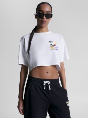 Women's Crop Jersey - White