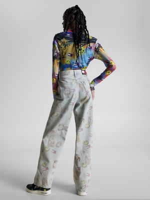 Tommy Jeans x Smiley® Wide Leg Jean, Denim Light