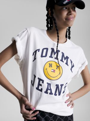T-Shirt Hilfiger Smiley® Tommy USA | Oversized Jeans x Tommy