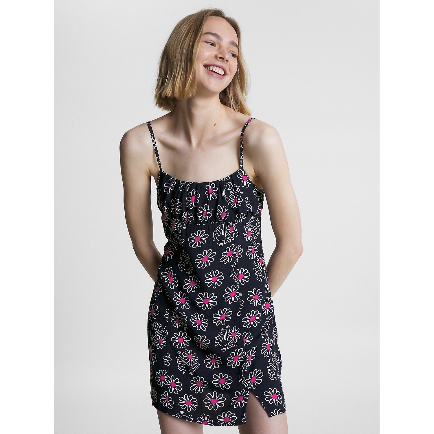 TOMMY HILFIGER Tommy x Keith Haring Flower Slip Dress