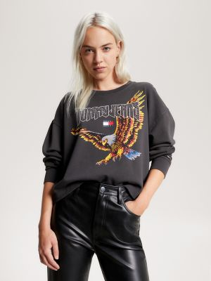 Tommy hilfiger best sale oversized sweatshirt women