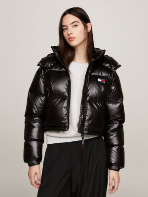 Alaska Glossy Midi Puffer Jacket