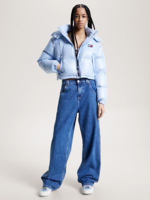 THE CROP DENIM PUFFER - Women's Coats - DENIMCRATIC