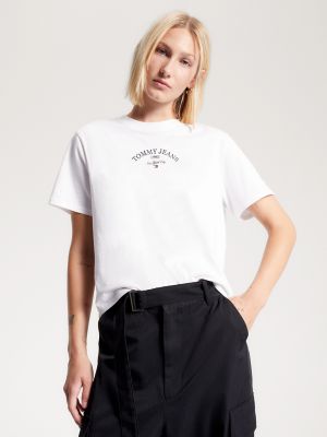 Tommy | T-Shirt Hilfiger USA Embroidered Logo Arch