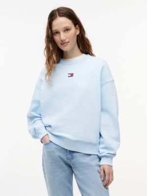 Tommy Jeans Boxy Fit Sweatshirt, Light Blue