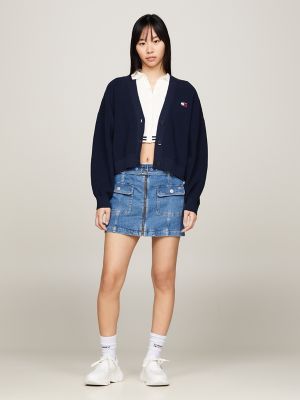 Tommy jeans 2025 denim a-line skirt