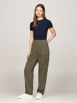 High Rise Tapered Fit Cargo Pant Tommy Hilfiger USA