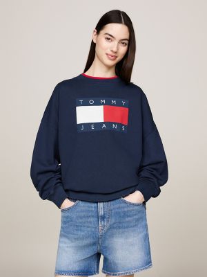 Oversized Fit Flag Sweatshirt Tommy Hilfiger