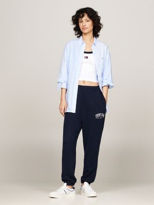 Tommy hilfiger navy joggers womens clearance