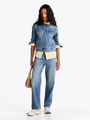 Tommy Jeans High-Rise Slim-Straight Jean, Medium Wash