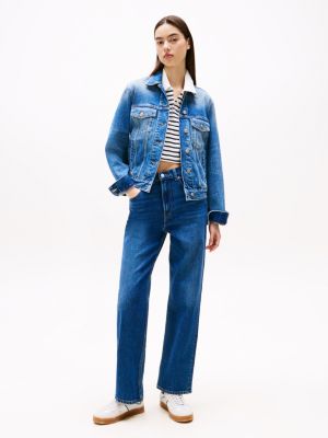 Tommy Jeans Mid-Wash Slim Straight Jean, Medium Wash Denim