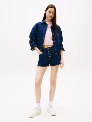 Tommy Jeans Dark Wash Denim Short, Dark Denim