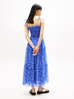 Tommy Hilfiger Tommy Jeans Tiered Chiffon Maxi Dress — фото 4