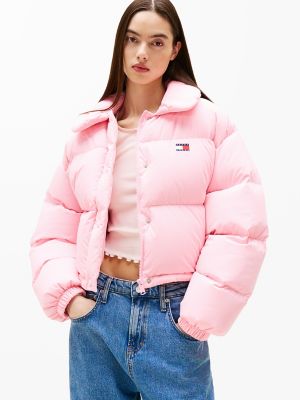Tommy hilfiger pink jacket sales