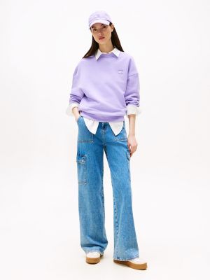 Tommy Jeans High Rise Cargo Jean, Medium Denim