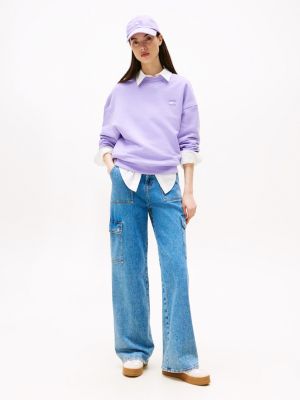 Tommy Jeans High Rise Cargo Jean, Medium Denim