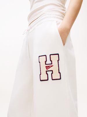 Flocked Logo Straight-Leg Sweatpant | Tommy Hilfiger