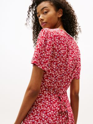 Tommy Jeans Floral Print Midi Dress | Tommy Hilfiger USA